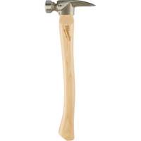 Marteau de charpente &agrave; face usin&eacute;e, 19 oz., Prise en Bois, 16" lo We Share Industrial Supply