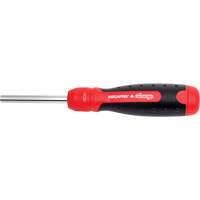 Ratcheting Tamperproof Screwdriver, 8-1/2" L, Cushion Grip Handle We Share Industrial Supply