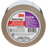 Ruban en aluminium Venture Tape, &eacute;paisseur 1,8 mils, 72 mm (3") x 45,7 m (150') We Share Industrial Supply