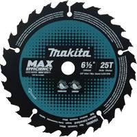 Lame de scie circulaire efficacit&eacute; maximale, 6-1/2", 25 dents, Pour Stratifi&eacute;/Bois We Share Industrial Supply