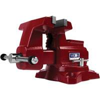 Utility HD Bench Vise, 6-1/2" Jaw Width, 4-1/4" Throat Depth We Share Industrial Supply