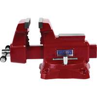 Utility HD Bench Vise, 6-1/2" Jaw Width, 4-1/4" Throat Depth We Share Industrial Supply