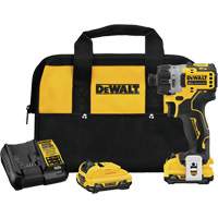 Trousse de tournevis &agrave; moteur sans balai Xtreme, 1/4", 12 V, 200 UWO couple max., Lithium-ion bloc-pile We Share Industrial Supply