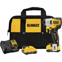 Xtreme Brushless Impact Driver Kit, 1/4", 1450 in-lbs Max. Torque, 12 V, Lithium-Ion We Share Industrial Supply