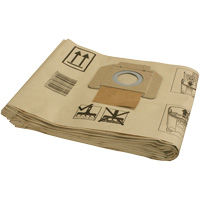 Sacs-filtre en papier pour aspirateur, 1 gal. US We Share Industrial Supply