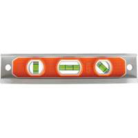 Niveau torpille, 9" lo, Aluminium, 3 fioles, Magn&eacute;tique We Share Industrial Supply