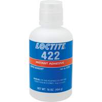 422 Super Bonder&reg; Instant Adhesive, Clear, Bottle, 16 oz. We Share Industrial Supply