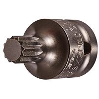 Socket Bit, Triple Square, 6 x 1-1/2" L, 1/2" Drive We Share Industrial Supply