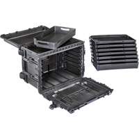 Armoire &agrave; outils mobile Gen 2, 24" la, 6 tiroirs, Noir We Share Industrial Supply
