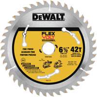 FlexVolt&reg; TrackSaw Blade, 6-1/2", 42 Teeth, Wood Use We Share Industrial Supply