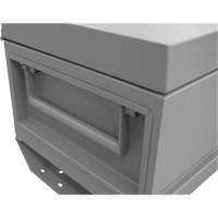 Boîte de rangement pour le chantier, 32" x 19" x 17-13/16", Acier, Gris We Share Industrial Supply