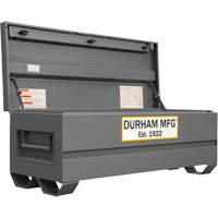 Boîte de rangement pour le chantier, 60" x 24" x 22-3/4", Acier, Gris We Share Industrial Supply