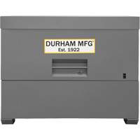 Piano Style Jobsite Storage Box, 60-1/2" W x 34-3/4" D x 49-3/8" H, Grey We Share Industrial Supply