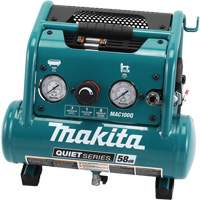 Quiet Series Air Compressor, Electric, 1 Gal. (1.2 US Gal), 135 PSI, 120/1 V We Share Industrial Supply