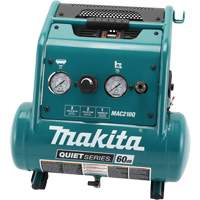 Quiet Series Air Compressor, Electric, 2 Gal (2.4 US Gal), 135 PSI, 120/1 V We Share Industrial Supply