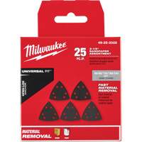 Ensemble de papiers abrasifs triangulaires 3-1/2" Open-Lok We Share Industrial Supply