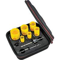 Deep Cut Hole Saw Kit, 9 Pieces We Share Industrial Supply
