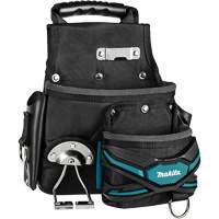 TH3 Roofer & General-Purpose Pouch, Multiple Tool Holder, Leather/Polyester/Polypropylene, 2 Pockets We Share Industrial Supply