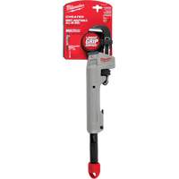 Cheater Adaptable Pipe Wrench, 2-1/2" Jaw Capacity, 18"/11"/24" Long We Share Industrial Supply