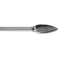 DRILLCO Magnum Double Cut Solid Carbide Burr, SF-1, 1/4" Dia., 5/8" Depth of Cut We Share Industrial Supply