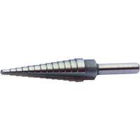 DRILLCO Multi-Step Drill Bit, 1/8" - 1/2" , High Speed Steel We Share Industrial Supply