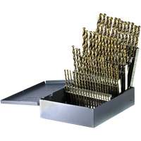DRILLCO Heavy-Duty Jobber Length Drill Bit Set, 60 Pieces, Cobalt We Share Industrial Supply