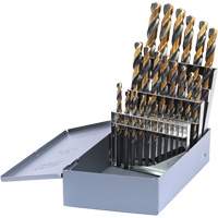 DRILLCO Metric Jobber Length Drill Bit Set, 25 Pieces, High Speed Steel We Share Industrial Supply