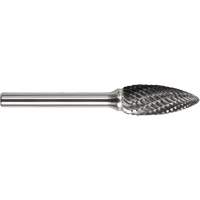 DRILLCO Double Cut Flame Shaped Burr, SH-1 We Share Industrial Supply