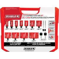 Plumber's Bi-Metal Hole Saw Set, 17 Pieces We Share Industrial Supply