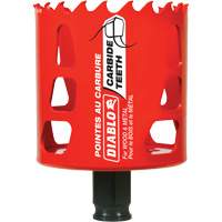 Scie cloche pour bois et m&eacute;tal, 2-9/16", Profondeur de la coupe 2-3/8", Carbure We Share Industrial Supply