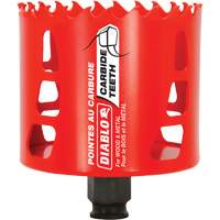 Scie cloche pour bois et m&eacute;tal, 3-1/8", Profondeur de la coupe 2-3/8", Carbure We Share Industrial Supply