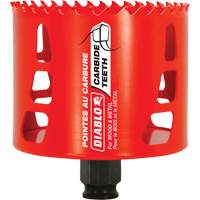 Scie cloche pour bois et m&eacute;tal, 3-1/4", Profondeur de la coupe 2-3/8", Carbure We Share Industrial Supply