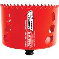 Scie cloche pour bois et m&eacute;tal, 4", Profondeur de la coupe 2-3/8", Carbure We Share Industrial Supply