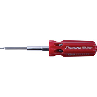 Tournevis multi-embouts m&eacute;triques Hex-Calibre, Prise Plastique We Share Industrial Supply