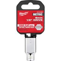 Metric Socket with Four Flat Sides, 8 mm, 1/2" Drive, 6 Points We Share Industrial Supply