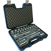 Jeu d'Accessoires pour douilles SAE & m&eacute;triques &agrave; 12 pans, 33 Mcx, Prise de 3/8" We Share Industrial Supply