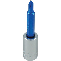 Blue Tip Screwdriver Bit, Phillips, #1, 1/4" Drive We Share Industrial Supply