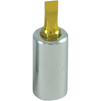 Gold Tip Screwdriver Bit, Slot, 15/64", 1/4" Drive We Share Industrial Supply