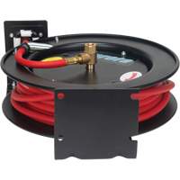 Hose Reel, Air/Water, 1/4" x 35', Single Hose, 300 psi We Share Industrial Supply