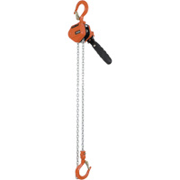 VLP-25-5 VLP Series Lever Puller, 5' Lift, 500 lbs. (0.25 tons) Capacity, Galvanized Steel Chain We Share Industrial Supply