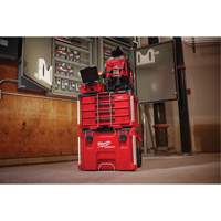 PackOut 4-Drawer Tool Box, 16-3/10" x 22-1/5" x 14-3/10", Red We Share Industrial Supply