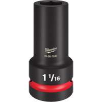 Shockwave Impact Duty Thin Wall Extra Socket, Impact, 1-1/16", 1" Drive, 6 Points, Deep We Share Industrial Supply