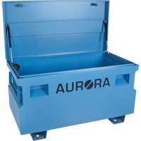 Coffre &agrave; outils de chantier, 48" x 24" x 27-3/5", Acier, Bleu We Share Industrial Supply
