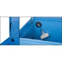 Coffre &agrave; outils de chantier, 60" x 24" x 27-1/2", Acier, Bleu We Share Industrial Supply