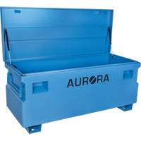 Coffre &agrave; outils de chantier, 60" x 24" x 27-1/2", Acier, Bleu We Share Industrial Supply