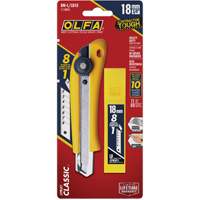 Couteau utilitaire robuste avec lames de rechange, 18 mm, Lame Acier inoxydable We Share Industrial Supply