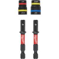 Shockwave Impact Duty Quik-Clear 2-in-1 Nut Driver Set, 5/16"/1/4"/3/8" Drive, 2-1/2" L, Magnetic We Share Industrial Supply