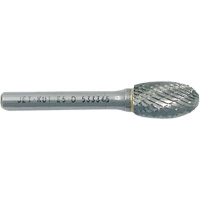 E3-DC Fraise ovale au carbure JET-KUT GP, 3/8" dia. We Share Industrial Supply