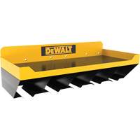 Power Tool Storage Shelf Combo, Steel, Black/Yellow We Share Industrial Supply