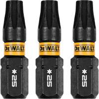 3-Piece FLEXTORQ&reg; Impact Screwdriving Bits, Torx, T-25, 1/4" Drive We Share Industrial Supply